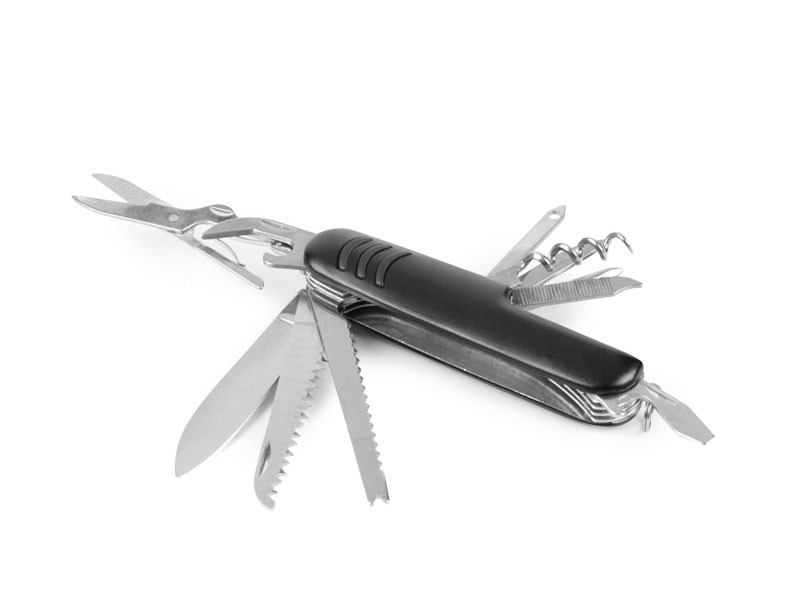 Expert-višenamenski nož sa 12 funkcija CRNI